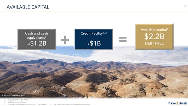 Corporate Presentation | Franco-Nevada - Page 29