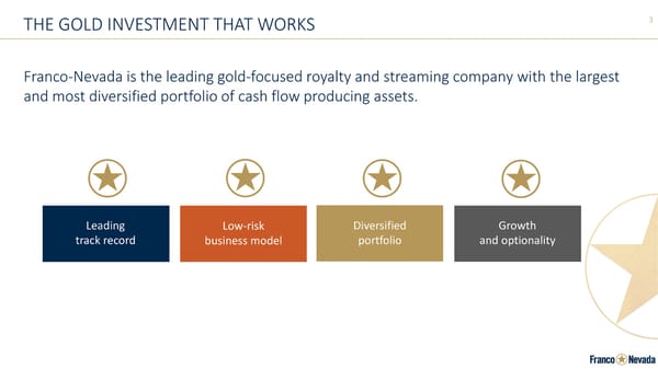 Franco-Nevada Corporate Presentation - Page 3