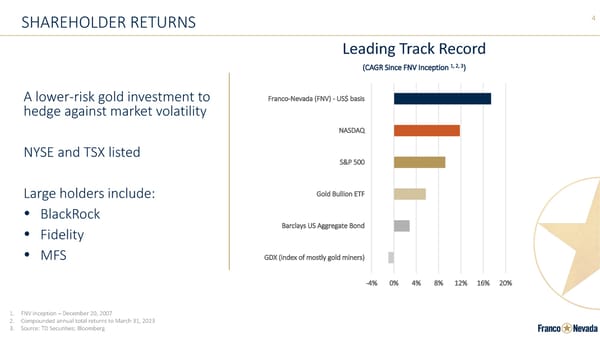 Franco-Nevada Corporate Presentation - Page 4