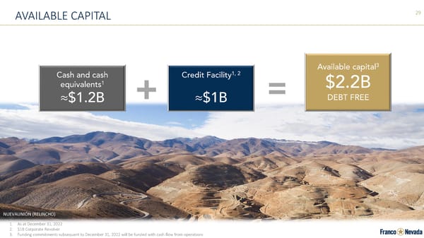 Franco-Nevada Corporate Presentation - Page 29